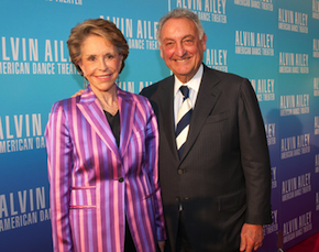 Joan and Sanford Weill — she is board chair of the Alvin Ailey Dance Company Photo by Teri Bloom