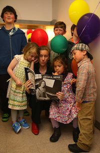 Jobin after leading a performance of <em>Peter and the Wolf</em> in New York