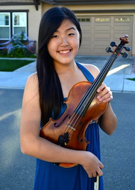 Violinist Angel Kim, Livermore-Amador Symphony contest winner