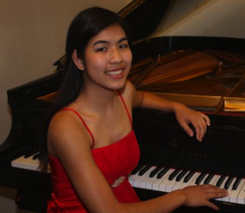 Pianist Vivian Sung, the other winner