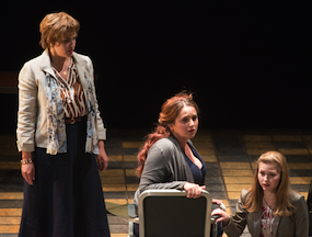 Katie Hannigan as Bianca, Kate Allen, and Alisa Jordheim as Lucia