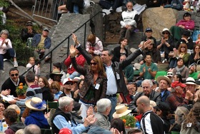 Nicola and Rita Luisotti in their Stern Grove debut (as audience)