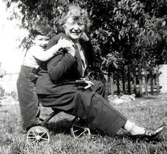 A young MTT and his grandmother Bessie MTT an his grandmother Bessie