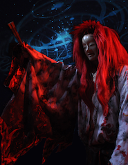 Masashi Nomura, masked, in <em>Mystical Abyss</em>