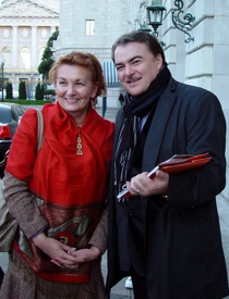 Miro Dvorsky (Gregor) and an admirer