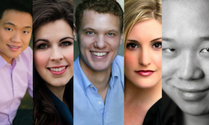 The winners: Yi Li, Amanda Woodbury, Patrick Guetti, Julie Adams, Ao Li
