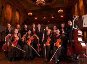 The orchestra in Herbst Theatre Photo by David Allen
