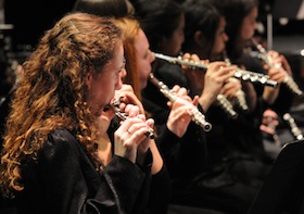 Napa Valley Youth Symphony flutes Napa Valley Youth Symphony flutes