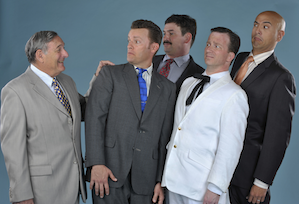 David Fleishhacker (Vice President Throttlebottom), with Noel Anthony, Peter Budinger, Michael Rhone, and D.C. Scarpelli