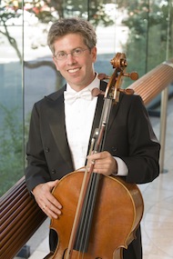 First-chair cellist Peter Wyrick