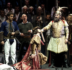 Roy Stevens as Skanderbeg in Tirana last year