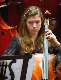 Sarah Ghandour is principal cellist of PYO<br>Jeff Bartee photography Sarah Ghandour is principal cellist of PYO Credit: Jeff Bartee photography
