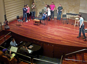 Small theater, big ambitions: <em>Schicchi</em> in rehearsal