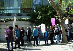 Could picketing return?<br>Photo by Michael Strickland SFS Strike
