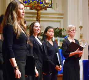Christa Tumlinson was the coloratura soloist in Stacy Garrop's work
