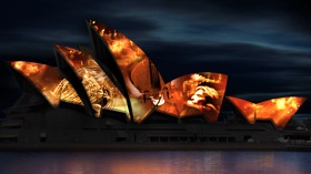 Obscura Digital rendering of the March 20 YouTube Symphony finale