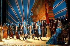 Rhodes' mostly-blue <em>Aida</em>