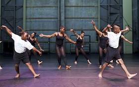 Berkeley/Oakland AileyCamp 2011 campers in African dance class