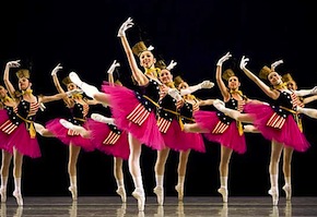 Ballet School students in Balanchine's <em>Stars and Stripes</em><br>Photo by Erik Tomasson Ballet School students in Balanchine's <em>Stars and Stripes</em> Photo by Erik Tomasson
