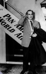 At the Vienna airport<br>in 1951