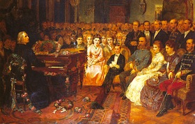 Liszt, casting a spell on the ladies, before becoming an Abbé Liszt, casting a spell on the ladies, before becoming an Abbé