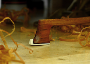 Still life with shavings Bowmaking