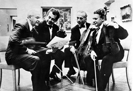 Budapest quartet, playing nice