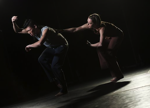 Matthew Rich and Acacia Schachte of Cedar Lake Contemporary Ballet perform in Crystal Pite's "Ten Duets on a Theme of Rescue,"