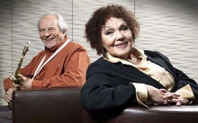 Dame Cleo with her husband John Dankworth