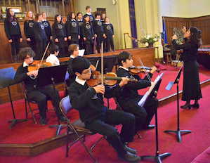 At the 2013 Junior Bach Festival Junio Bach Festival