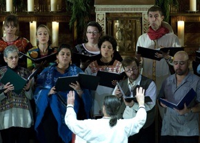 Coro Hispano singers<br>Photo by Tracy Martin