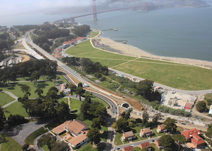 Crissy Field<br>Photo by the CA Dept of Transportation Crissy Field