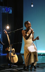 Rakia Traoré performs in <em>Desdemona</em> to Cal Performances Oct. 26-29<br>Photos by Ruth Walz Rakia Traore in Desdemona at Cal Performances