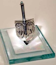 An antique dreidel