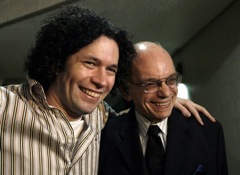 Dudamel, with mentor José Antonio Abreu