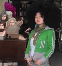 Du Yun (the afro is a wig)