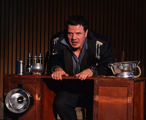 Eugene Brancoveanu as Emperor Uberall in Viktor Ullmann's "The Emperor of Atlantis" by Festival Opera,