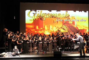 From last year's oratorio <em>Gilgamesh:Live While You're Alive</em><br>Photo by Patrick Brown from last year's oratorio: "Gilgamesh:Live While You're Alive,"