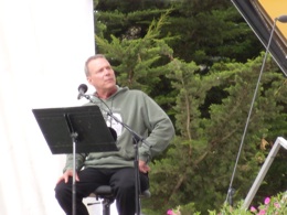 Gockley presiding over the festivities