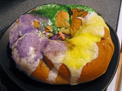 King's Cake (with non-edible baby in the center)