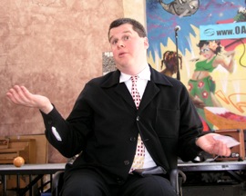 Lemony Snicket goes to the theater