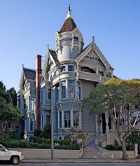 The Haas-Lilienthal House on Franklin Street