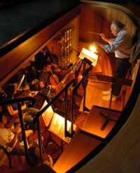 Maazel conducting at the Castleton Festival