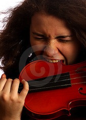 Just eat around the strings