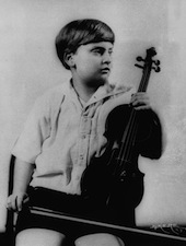 Menuhin, an early winner Menuhin