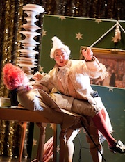 Phiippe Sly as Dr. Bartolo and Adam Lau as Don Basilio