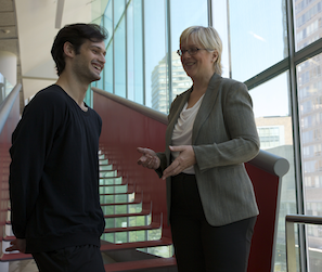 A young musician with Dean Bärli Nugent at Juilliard Bärli Nugent