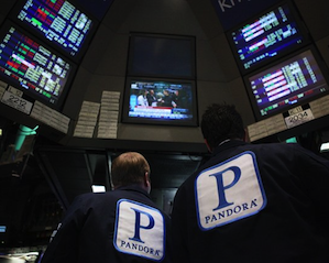 Streaming music right all the way to the Market Pandora
