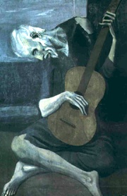 A lifelong interest<br>Picasso's The Old Guitarist