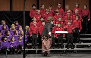 Members of the Piedmont East Bay Children's Choir under the direction of Lynn Tousey, Members of the Piedmont East Bay Children's Choir under the direction of Lynn Tousey,